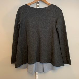 COS high low hem sweatshirt